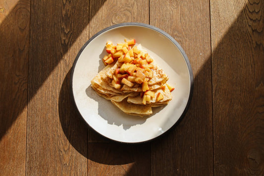 Crepas de Mermelada de Manzana con Canela