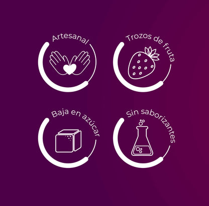 Gráficos de los valores de Mermeladas Jäppi. Artesanal, Trozo de Fruta, Baja en Azúcar, Sin Saborizantes